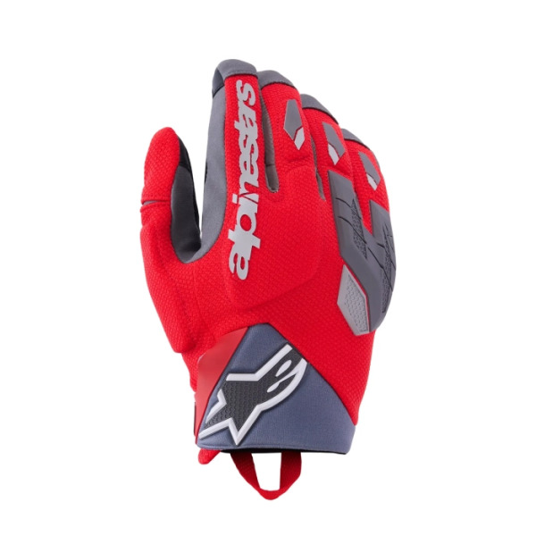 Alpinestars Alpinestars durack gloves bright red mid grey